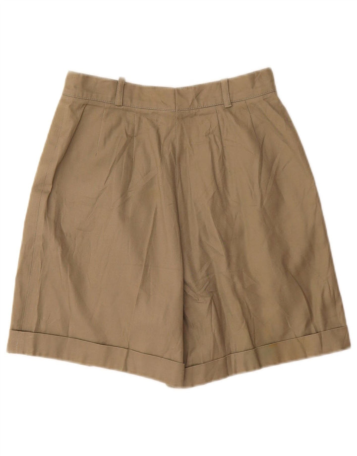 VINTAGE Womens Pegged Chino Shorts IT 40 Small W24  Beige Cotton