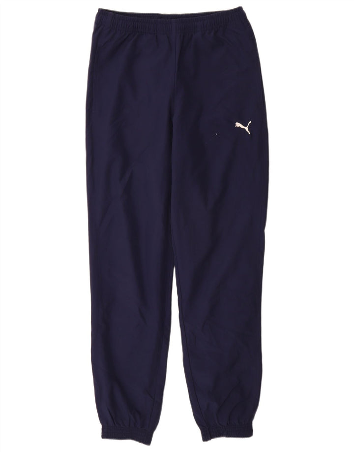 Puma Mens Tracksuit Trousers Joggers Small  Navy Blue Polyester