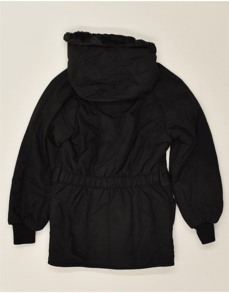 REFRIGIWEAR Boys Cruz Hooded Padded Jacket 7-8 Years Black Polyamide | Vintage Refrigiwear | Thrift | Second-Hand Refrigiwear | Used Clothing | Messina Hembry 