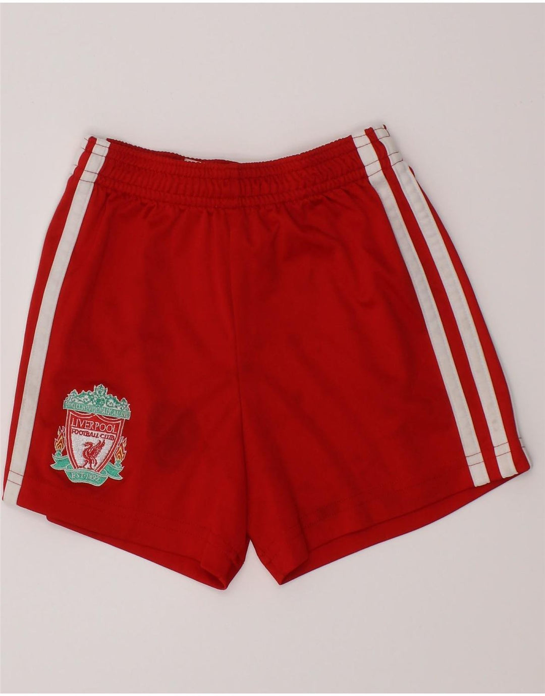 ADIDAS Boys Liverpool Sport Shorts 2-3 Years  Red Polyester