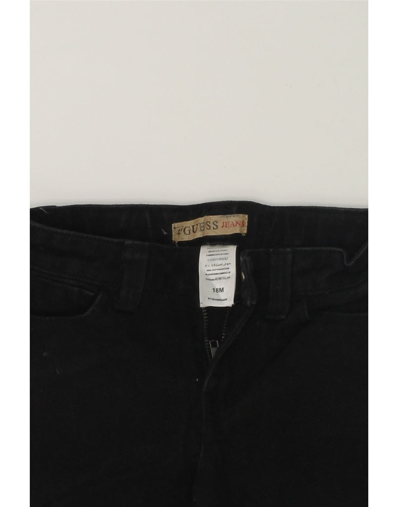 GUESS Baby Girls Straight Jeans 12-18 Months W18 L12  Black Cotton | Vintage Guess | Thrift | Second-Hand Guess | Used Clothing | Messina Hembry 