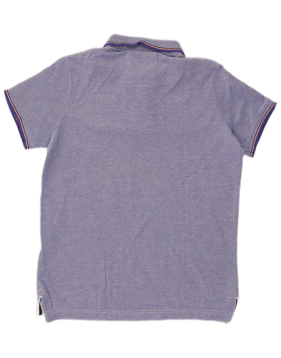 Superdry Mens Polo Shirt Medium Blue Striped