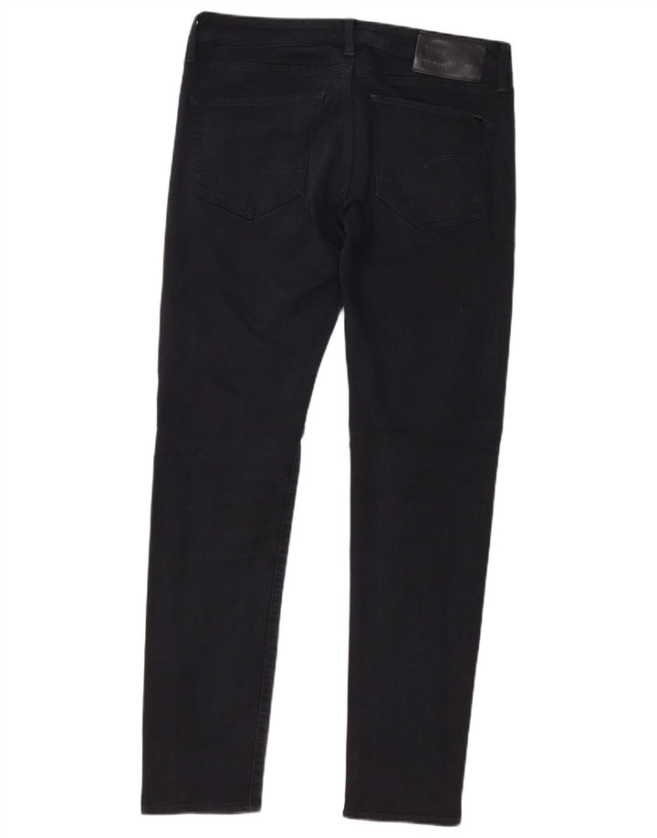 G-Star Mens 3301 Slim Jeans W34 L32 Black