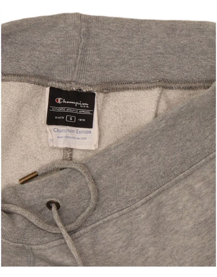 Champion Womens Tracksuit Trousers UK 10 Small Grey Flecked Cotton