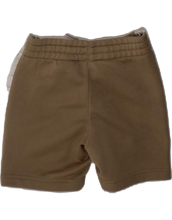 ADIDAS Boys Graphic Sport Shorts 3-4 Years  Khaki Colourblock Polyester Vintage Adidas and Second-Hand Adidas from Messina Hembry 