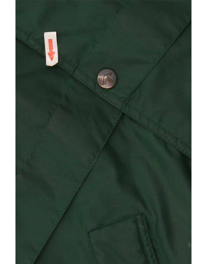 K-Way Mens Loose Fit Rain Jacket UK 36 Small Green Polyamide