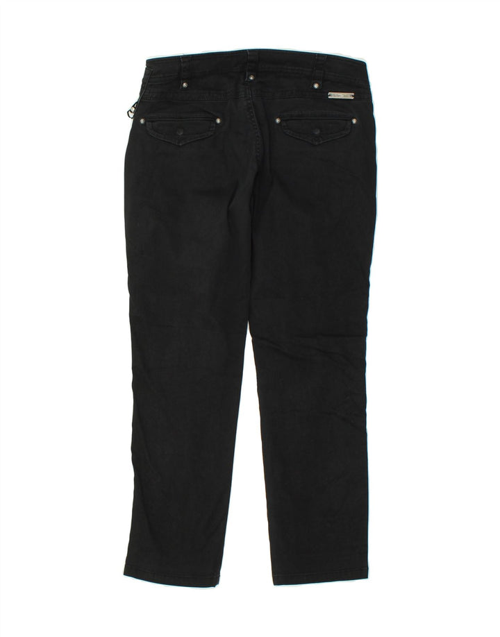MARLBORO CLASSICS Womens Straight Casual Trousers W31 L28 Black Vintage Marlboro Classics and Second-Hand Marlboro Classics from Messina Hembry 