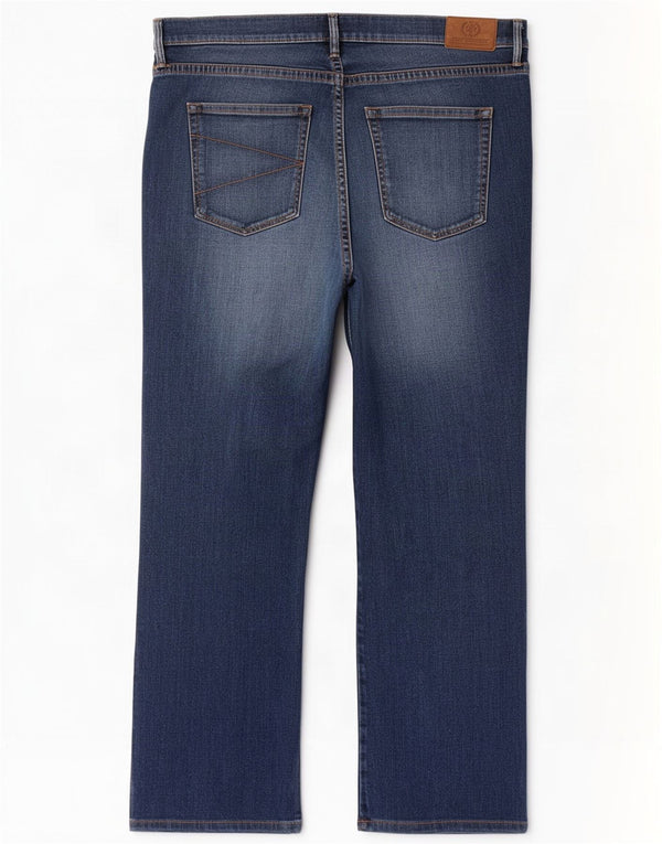 Marks & Spencer Mens Blue Harbour Straight Jeans W38 L31 Navy Cotton