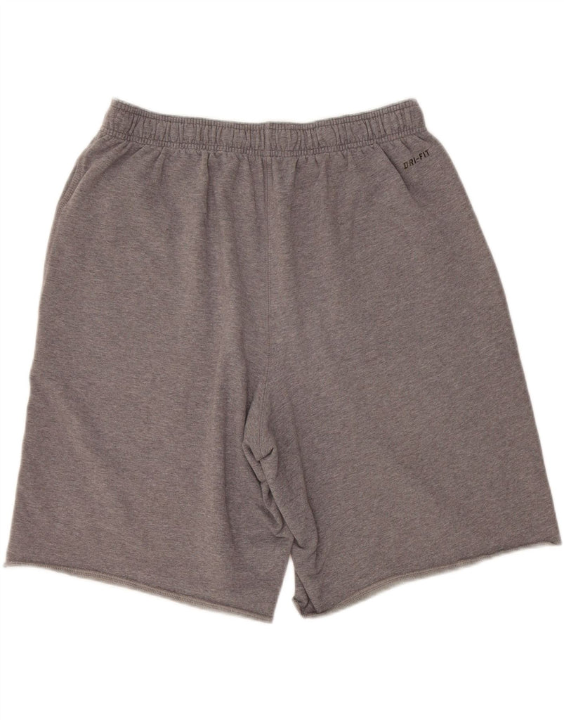 NIKE Mens Dri Fit Sport Shorts Large Grey Cotton Vintage Nike and Second-Hand Nike from Messina Hembry 
