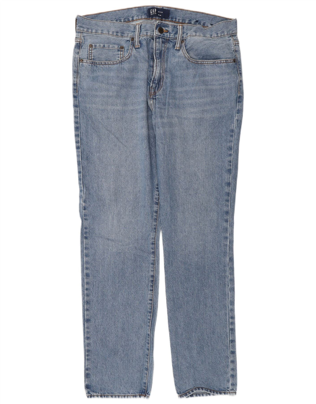 Gap Mens Slim Jeans W34 L32 Blue Cotton