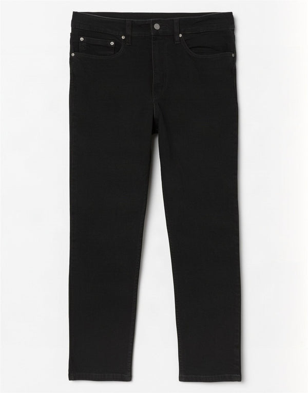 Levi's Mens 502 Tapered Jeans W34 L30 Black Cotton