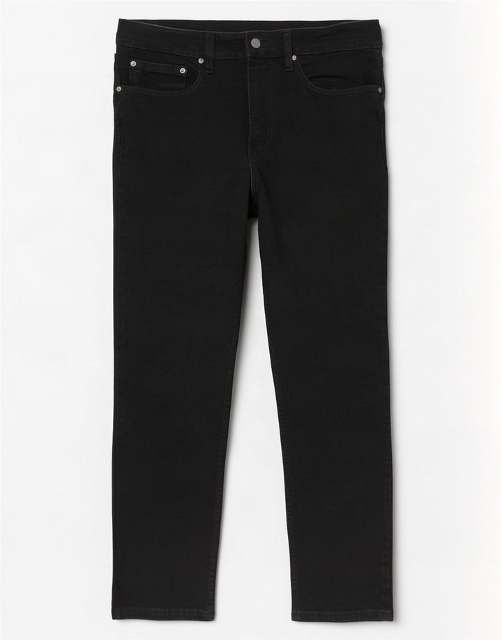Levi's Mens 502 Tapered Jeans W34 L30 Black Cotton