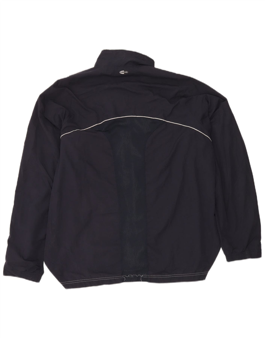 Adidas Mens Climacool Tracksuit Top Jacket Large Navy Blue Colourblock