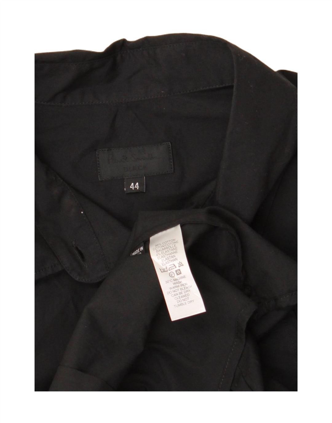 Paul Smith Womens Shirt IT 44 Medium Black Cotton