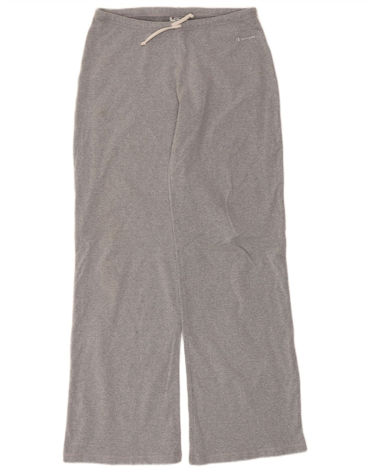 Champion Womens Tracksuit Trousers UK 16 Large Grey Flecked Polyamide