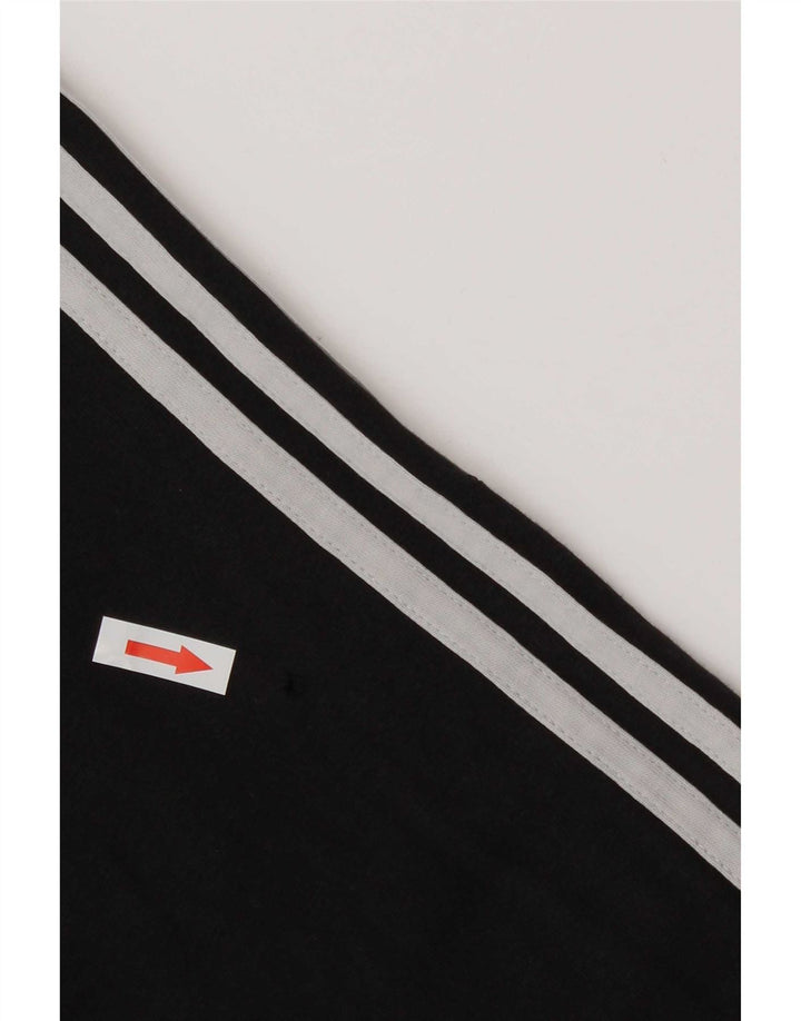 Adidas Mens Top Long Sleeve Small Black Cotton