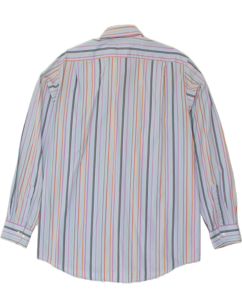 LACOSTE Mens Shirt Size 42 Large Multicoloured Striped Cotton | Vintage Lacoste | Thrift | Second-Hand Lacoste | Used Clothing | Messina Hembry 