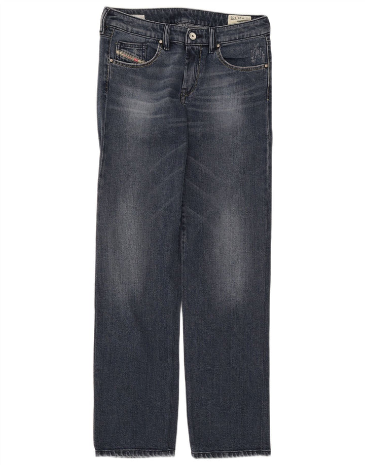 DIESEL Womens YBO Straight Jeans W28 L32 Blue Cotton