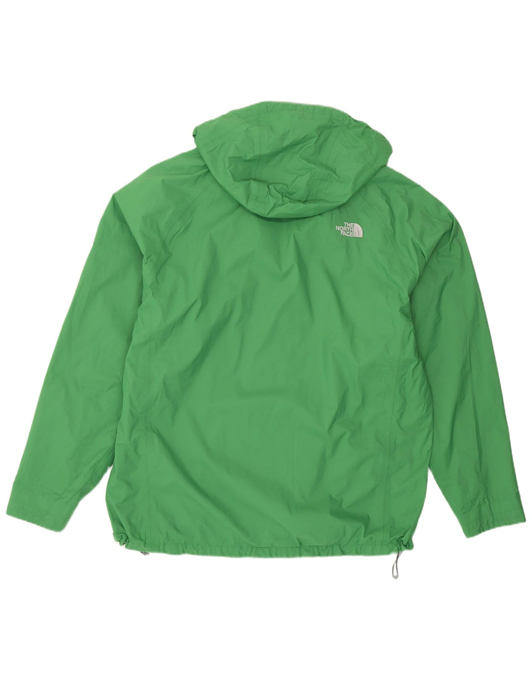 THE NORTH FACE Mens Hooded Rain Jacket UK 42 XL Green Nylon