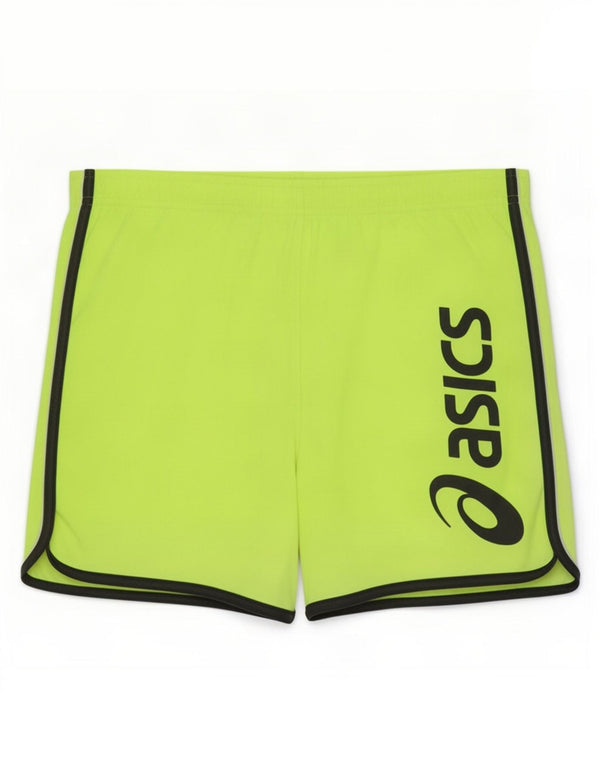 Asics Mens Graphic Sport Shorts Large Green