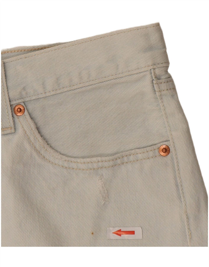 Levi's Womens 501 Distressed Denim Shorts W26 Small Blue Cotton