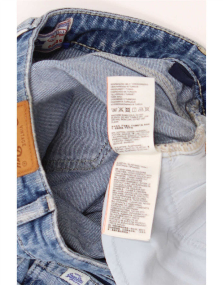 Superdry Womens Denim Shorts W28 Medium Blue Cotton