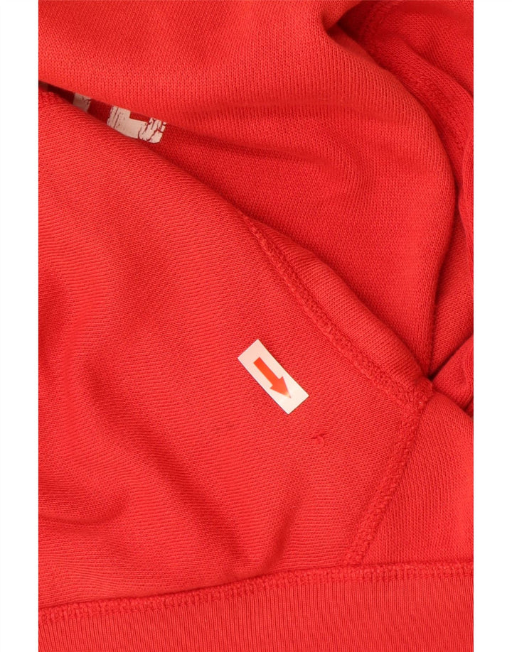 Polo Ralph Lauren Mens Graphic Hoodie Jumper Medium Red Cotton