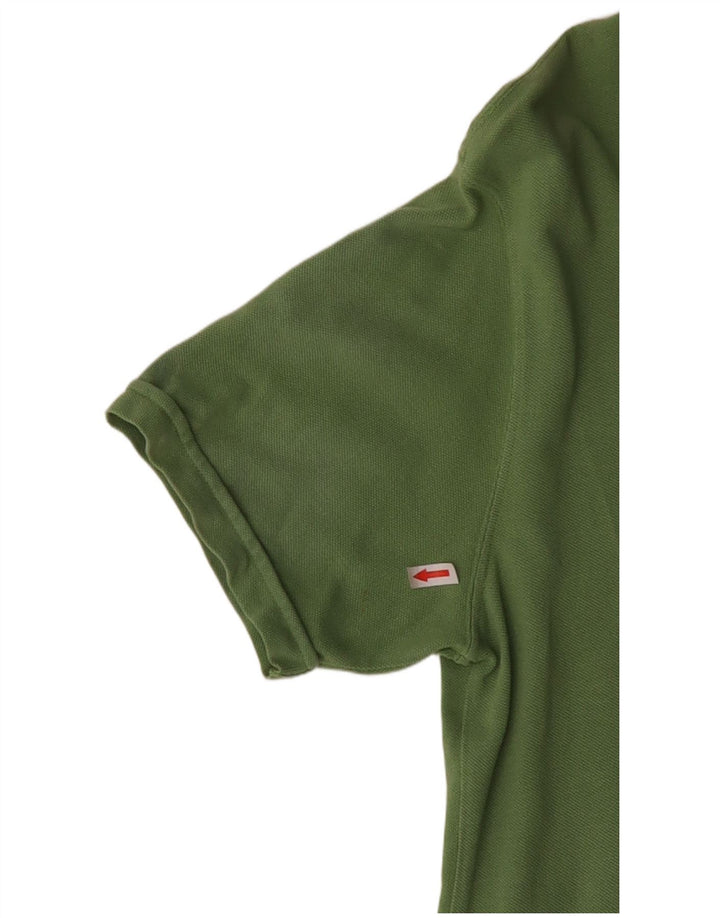 SERGIO TACCHINI Mens Polo Shirt Medium Green Cotton