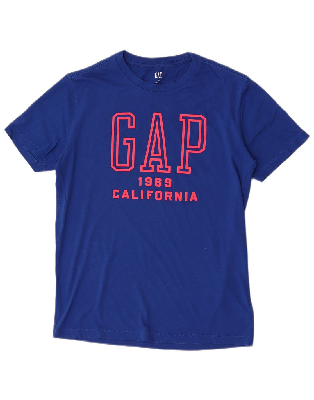 Gap Mens Graphic T-Shirt Top XS Blue Cotton