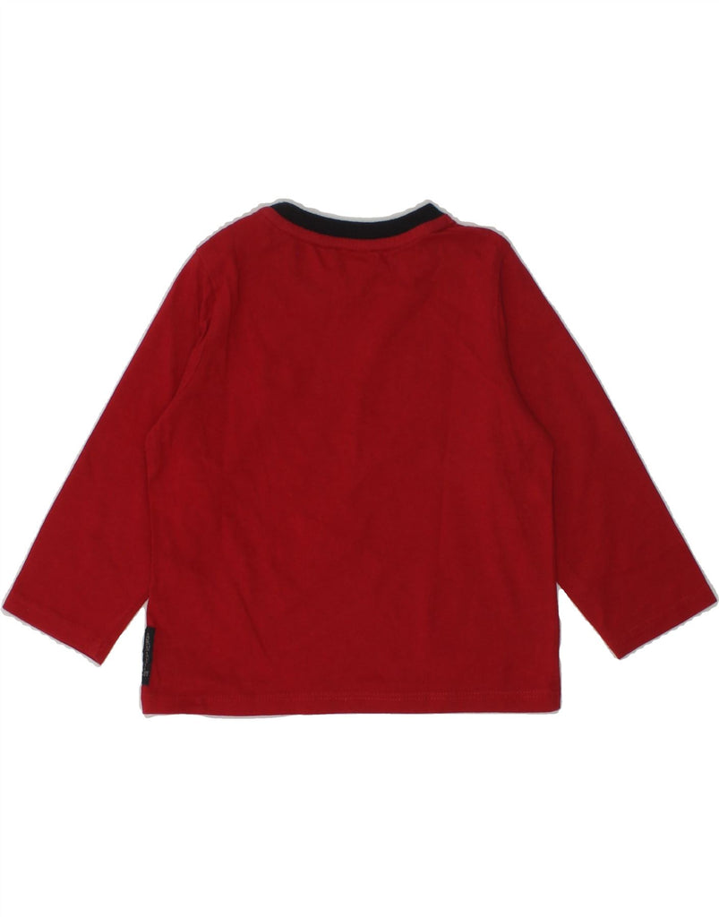 ARMANI BABY Baby Boys Graphic Top Long Sleeve 6-9 Months Red Cotton | Vintage Armani Baby | Thrift | Second-Hand Armani Baby | Used Clothing | Messina Hembry 