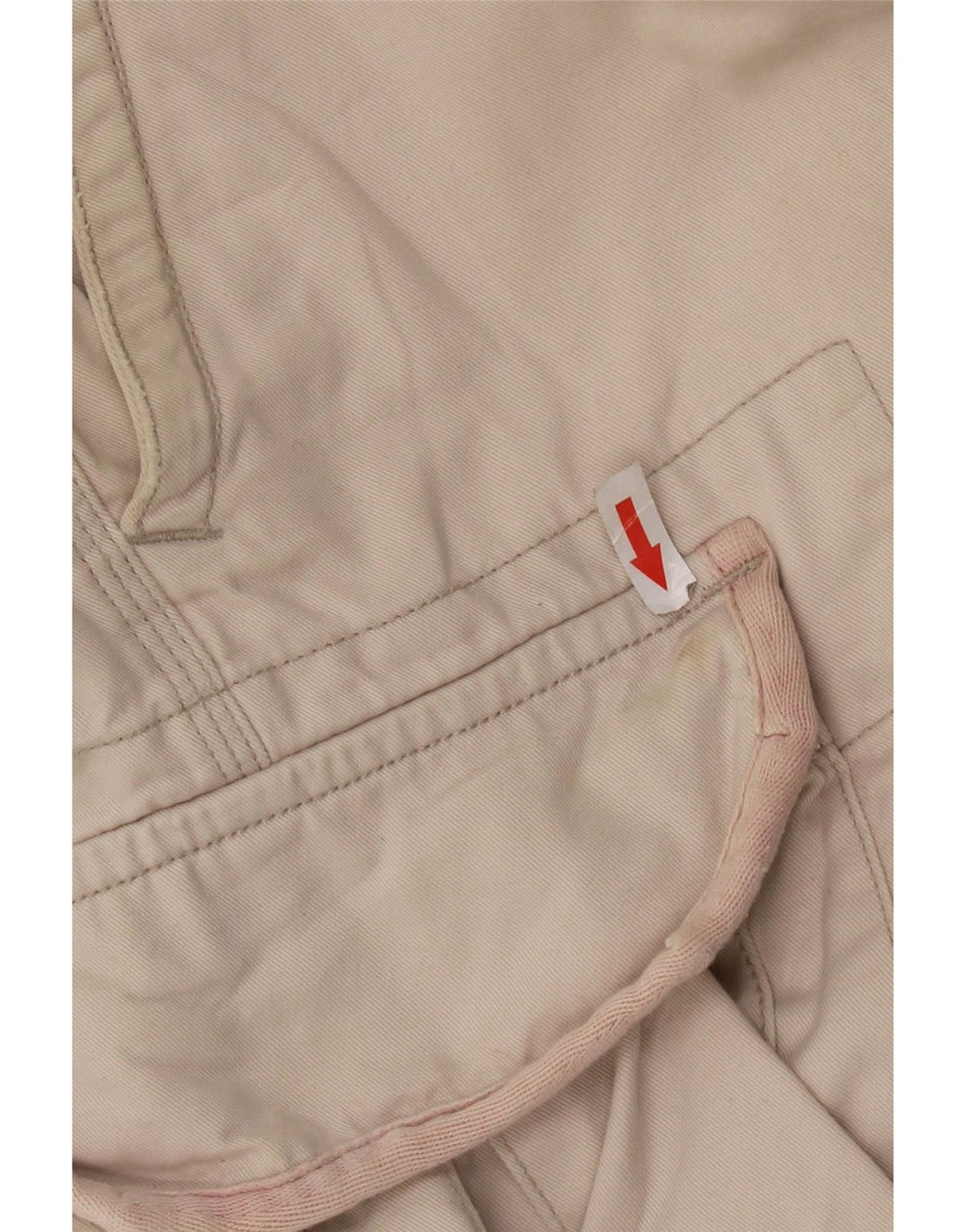 Ralph Lauren Mens Cargo Shorts W40 XL Beige Cotton