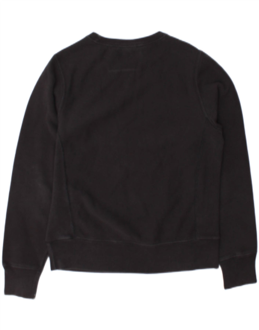Champion Womens Graphic Oversized Sweatshirt Jumper UK 10 Small Black