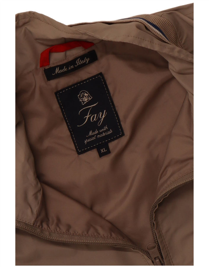 Fay Womens Gilet UK 18 XL Brown