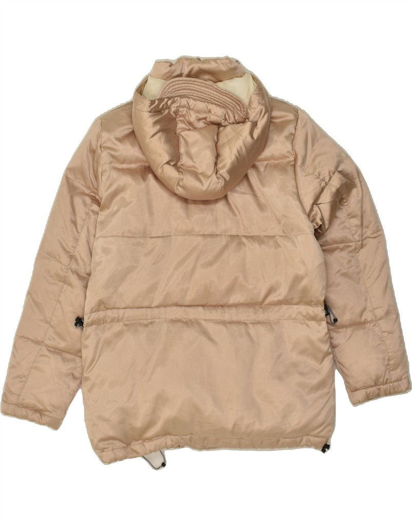 GEOX Boys Hooded Padded Jacket 11-12 Years Beige Polyester | Vintage Geox | Thrift | Second-Hand Geox | Used Clothing | Messina Hembry 