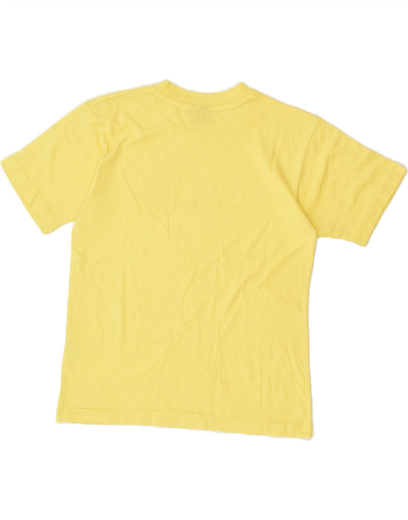 CHAMPION Boys Graphic T-Shirt Top 7-8 Years Yellow Cotton | Vintage Champion | Thrift | Second-Hand Champion | Used Clothing | Messina Hembry 