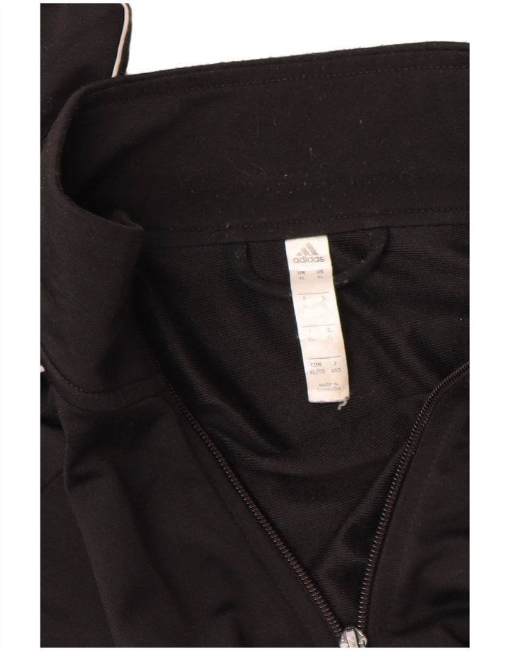 ADIDAS Mens Tracksuit Top Jacket XL Black