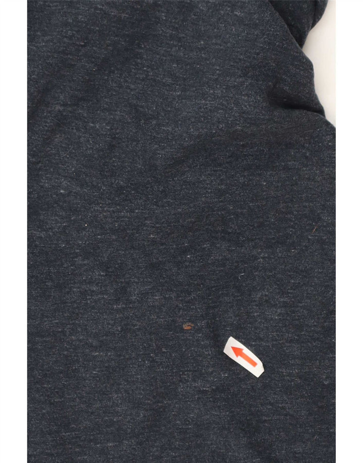 Fat Face Mens Top Long Sleeve Large Navy Blue Colourblock Cotton