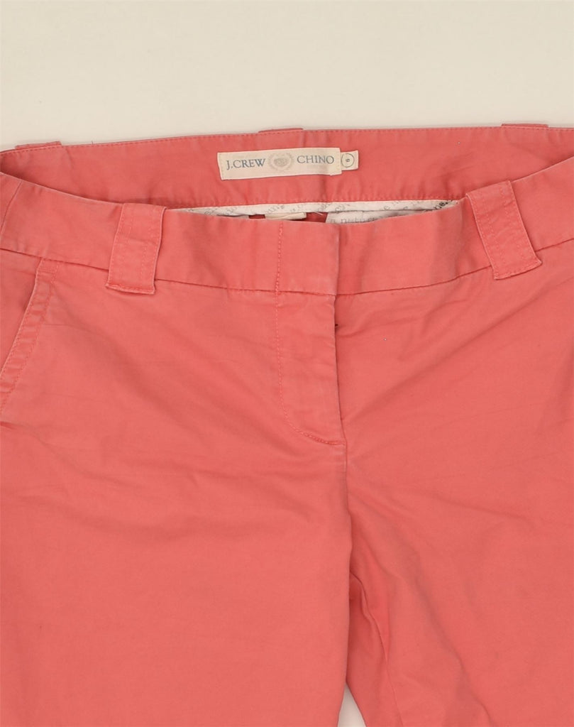 J. CREW Womens Stretch Capri Chino Trousers US 6 Medium W30 L17 Pink | Vintage J. Crew | Thrift | Second-Hand J. Crew | Used Clothing | Messina Hembry 