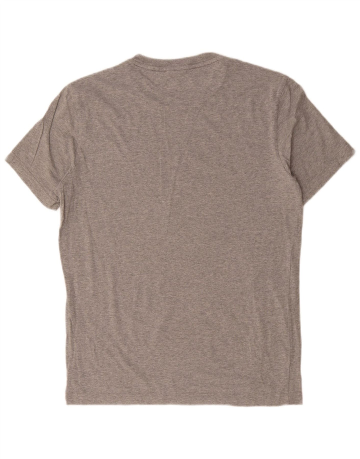 Champion Mens Graphic T-Shirt Top Medium Grey