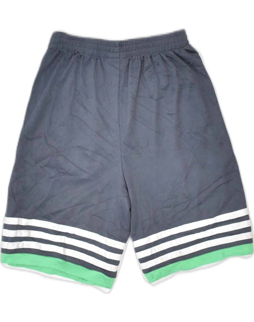 ADIDAS Boys Sport Shorts 6-7 Years Grey Polyester | Vintage | Thrift | Second-Hand | Used Clothing | Messina Hembry 