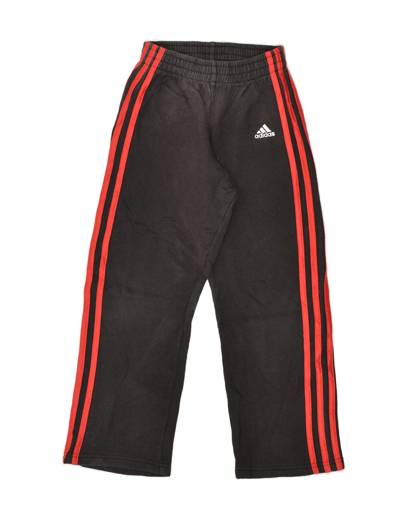 ADIDAS Boys Tracksuit Trousers 6-7 Years Black Cotton | Vintage Adidas | Thrift | Second-Hand Adidas | Used Clothing | Messina Hembry 