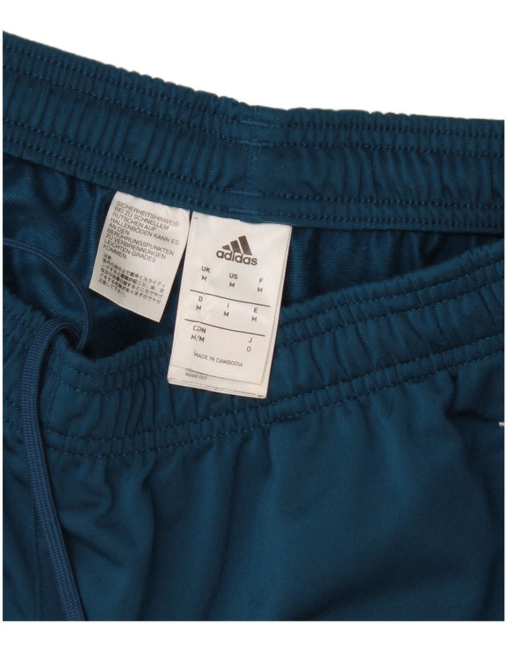 Adidas Mens Juventus Graphic Tracksuit Trousers Medium Blue Polyester