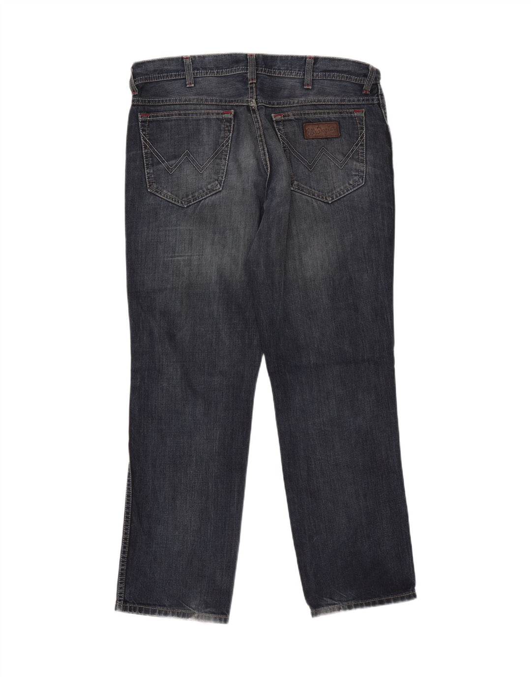 WRANGLER Mens Texas Straight Jeans W36 L30 Navy Blue Cotton Vintage Wrangler and Second-Hand Wrangler from Messina Hembry 