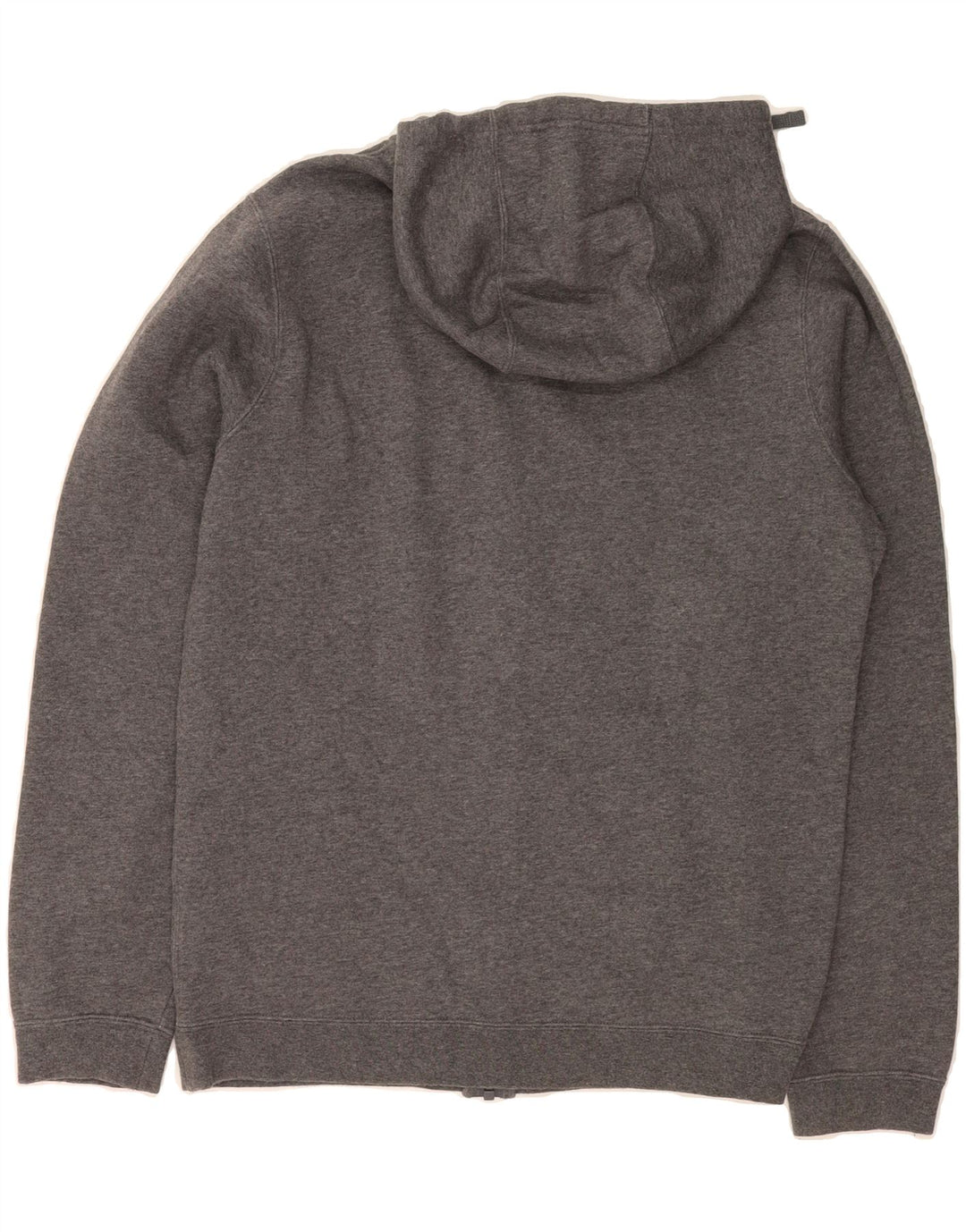 NIKE Mens Graphic Zip Hoodie Sweater Small Grey Cotton Vintage Nike and Second-Hand Nike from Messina Hembry 