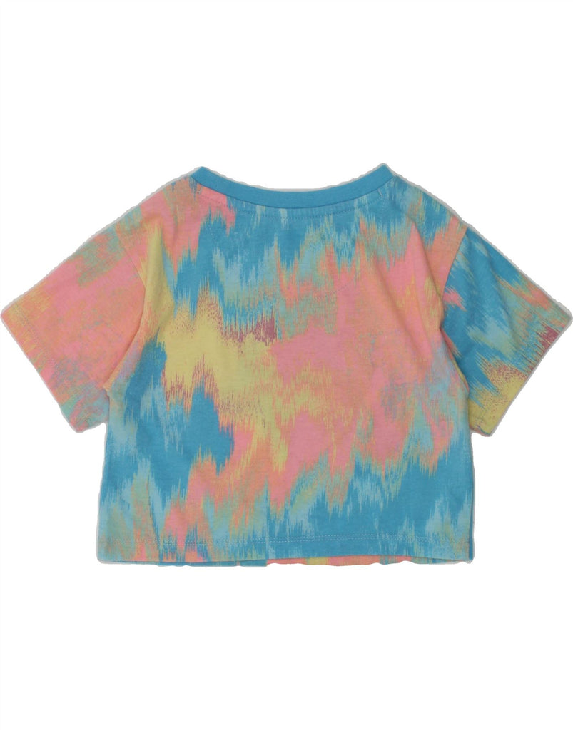 NIKE Girls Crop Graphic T-Shirt Top 2-3 Years Blue Tie Dye | Vintage Nike | Thrift | Second-Hand Nike | Used Clothing | Messina Hembry 