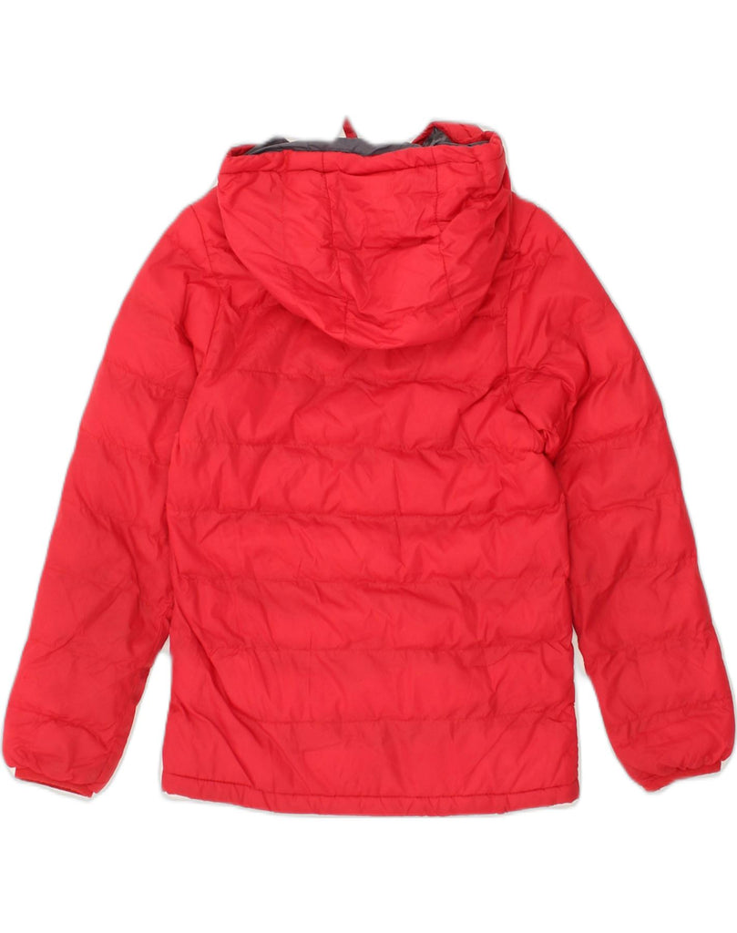 MOUNTAIN WAREHOUSE Boys Hooded Padded Jacket 7-8 Years Red Nylon | Vintage Mountain Warehouse | Thrift | Second-Hand Mountain Warehouse | Used Clothing | Messina Hembry 