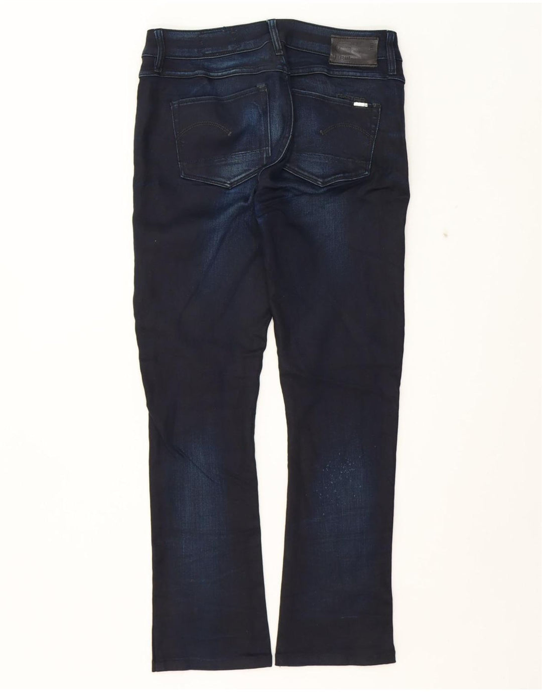 G-STAR Womens 3301 Slim Jeans W29 L26 Navy Blue Cotton Vintage G-Star and Second-Hand G-Star from Messina Hembry 