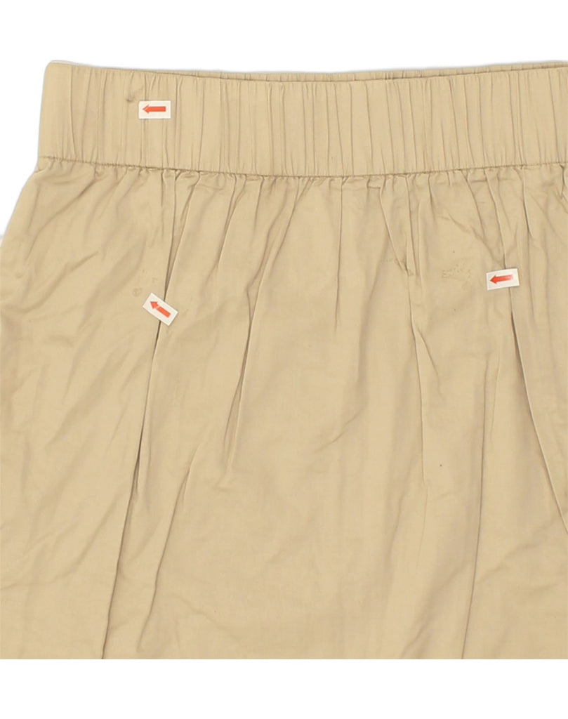 J. CREW Womens Straight Skirt US 4 Small W28 Beige Cotton | Vintage J. Crew | Thrift | Second-Hand J. Crew | Used Clothing | Messina Hembry 