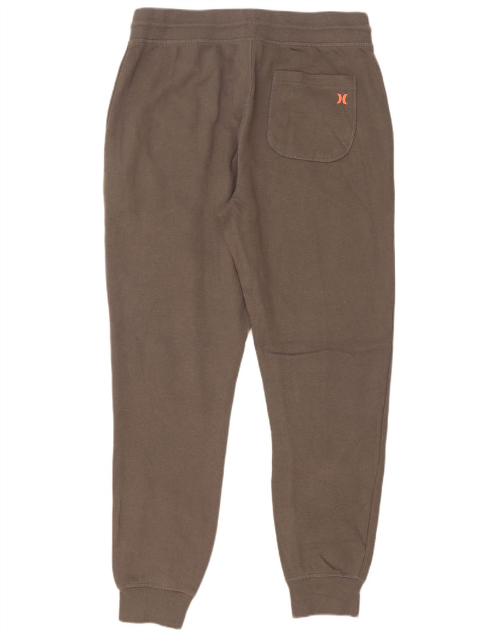 Hurley Mens Tracksuit Trousers Joggers Medium  Grey Cotton