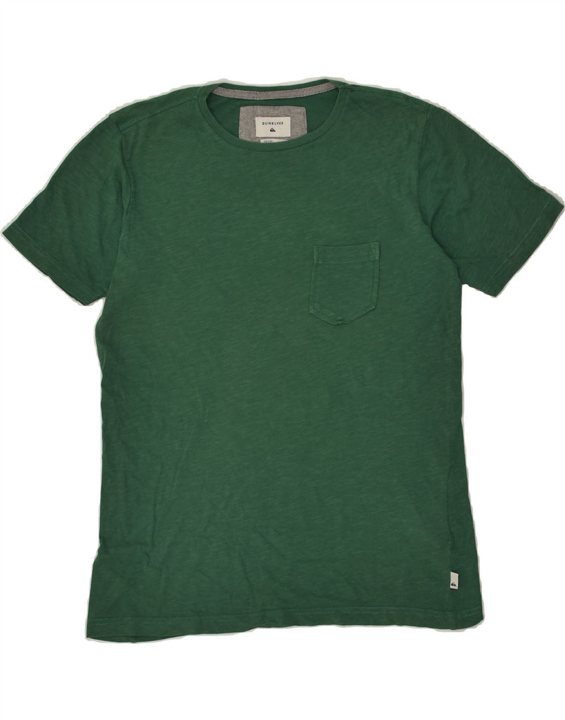 QUIKSILVER Boys T-Shirt Top 13-14 Years Green Cotton | Vintage Quiksilver | Thrift | Second-Hand Quiksilver | Used Clothing | Messina Hembry 